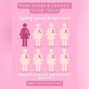 Posh Possee & Friends Show Train Breast Cancer Awareness 10/18/25 5-6pm EST